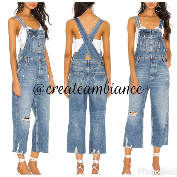 🔥Size 25🔥We the Free Baggy Boyfriend Overalls - Picture 3 of 7